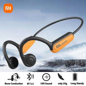 Xiaomi Mijia 새로운 운전 골전도 이어폰 블루투스 5.3 스포츠 무선 헤드폰 귀고리 방수 헤드셋 실행
