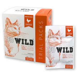 에프디와일드 고양이 키튼용 FD WILD 동결건조 사료 트라이얼팩 토끼
