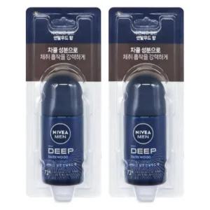 니베아 맨 데오드란트 롤온 딥 50ml x 2개