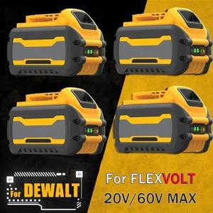 Dewalt FLEXVOLT 20V/60V MAX 배터리 9Ah DCB609 리튬 이온 DCB606 DCB612 DCB609 DCB205 DCB200 DCB182 De