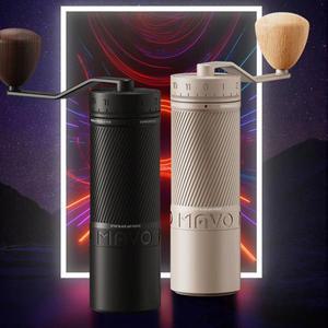MAVO PHANTOX PRO 수동 커피 그라인더 45mm 버/120 클릭/3 베어링 중앙 샤프트 고정/핸드 크랭크 콩