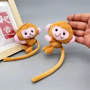 모든 긴 꼬리 원숭이 인형 키링 선물 커플 백참 백꾸 가방고리 키홀더 우정템