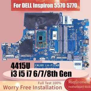 DELL piron 15 5570 노트북 마더보드 LA-F114P i3 6/7/8세대 0M39NY 06PT7V 0H0WK9