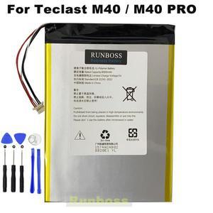 Teclast M40 P20HD TLA007  Pro 5 라인 휴대용 보조 배터리 태블릿 PC용 9000mAh 고용량 노트북