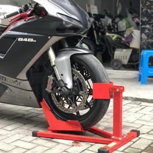 오토바이 주차 수리 전륜 프레임 바이크 바퀴 고정 리프트