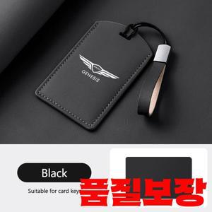 가죽 자동차 스마트 NFC 카드 키 커버 케이스 보호대 쉘 Fob Genesis GV60 순수 전기 2023 액세서리