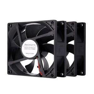 2 팩 90mm 92mm 12V DC 컴퓨터 PC 팬 와이어 3핀 냉각 케이스 쿨러 2000RPM