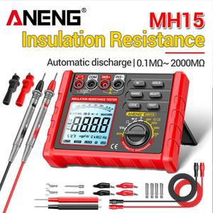 ANENG MH15 저항계 절연 측정기 6000 카운트 DigitalResistor 테스터 커패시터 Megohmmeter 고전압 도구