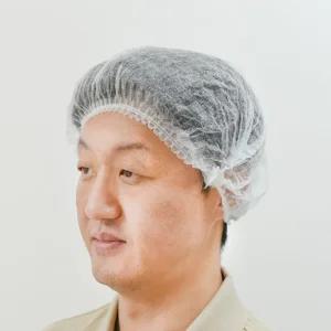 일회용 부직포 위생모 화이트 100매 방진모 조리모자/주방/모자/위생/헤어캡/조리/조리모/식당/조리사/제빵
