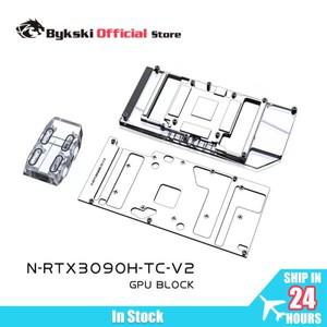 Galax Palit KFA2 Maxsun Gainward AIC RTX 3090 3080 N-RTX3090H-TC-V2용 활성 수로 백플레인 쿨러가 포함