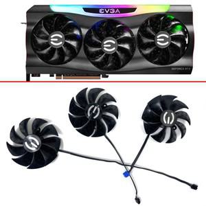 EVGA GeForce RTX3080 RTX 3090 FTW3 울트라  팬용 GPU 팬 4핀 PLD09220S12H 0 55A TI 87mm