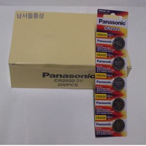 정품/파나소닉건전지 10알/CR2032(3V)220mAh 리듐전지