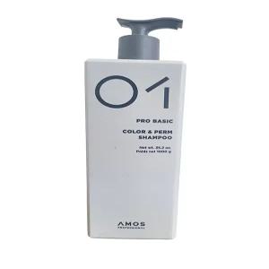 [아모스] 베이직케어 컬러앤펌 솔루션 샴푸 1000ml