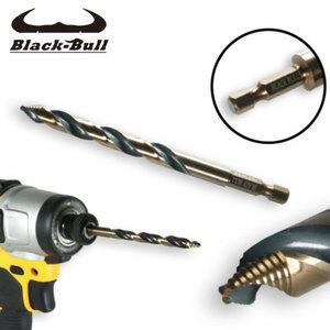 블랙불 임팩 스텝 드릴 비트 10mm 코발트 기리 육각 샹크 SBT-i10