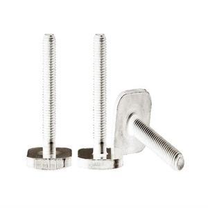3PCS 20X20mmxM6x35mm T볼트 Thule Free Ride 532 T 트랙 지붕 마운트 사이클 캐리어 나사 스터드 볼트에