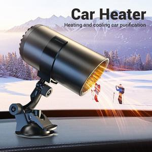 차량 히터 FAN 고속 가열 휴대용 회전 가능 김 서림 제거 장치 앞 유리 디미스터 12V 24V 150W