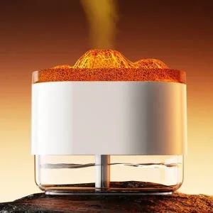 볼케이노 USB 무드등 가습기 300ml 탁상용 소형가습기