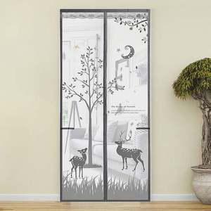 Jon 사슴 현관문 모기장 100x210cm 그레이 방