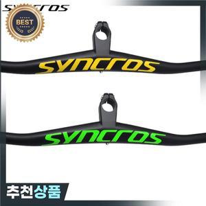 Syncros 카본 핸들바 일체형 MTB 자전거 0 ° 학위 줄기 40/50/60/70mm 프레임 부품 28.6mm 포크