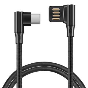 A39U Usb-C 3.1 Type-C 왼쪽 오른쪽 각도 90도 2.0 데이터 케이블(태블릿 및 전화용 슬리브 포함) 15Cm