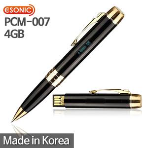 HJ[국내생산] 이소닉 PCM-007 4G ㉡ 볼펜형 녹음기