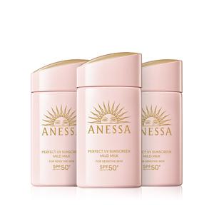 아넷사 퍼펙트 UV 선스크린 마일드 밀크 NA 60ml 3개