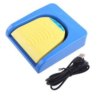 76HB 무선 USB 풋 페달 스위치 비디오 게임 PC 핸즈프리 1 개 키