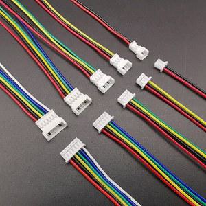 10CM 커넥터 28AWG 25MM 10 소켓 와이어 JST 미니 피치 플러그 2P 케이블