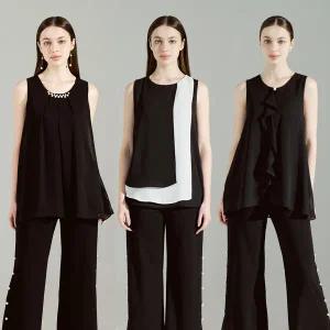 [La RACEE CHIC] 라라쎄시크 25SS 블랙에디션 슬리브리스 3종