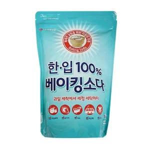 LG생활건강 베이킹소다 1KG 과일 설거지 세탁 찌든때/베이킹소다/과일세척/구연산/과탄산소다/주방용