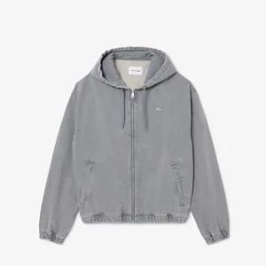매장정품 라코스테 LACOSTE 남성오가닉 코튼 데님 후드 점퍼 BH2541-55G-BS 631586