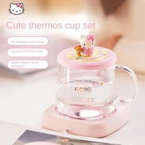 USB 워머 컵  음료 문짝 매트 절연 55 °C 가열 난방 스탠드 사무실 보온병 머그잔 2024
