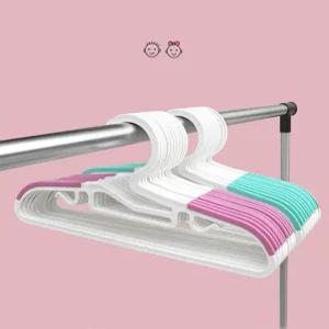 클린아트플러스_유아 논슬립 옷걸이 30P화이트_L10109
