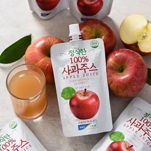[자연맛남][동안동농협] 정직한 사과즙 120ml 30팩+30팩 (총 60팩)
