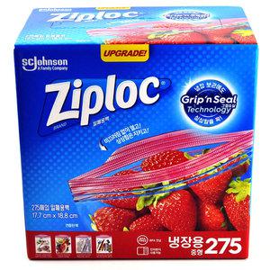 코스트코 집락 Ziploc 스마트지퍼백 275매(중형, 17.7 x 18.8mm) 밀폐봉투