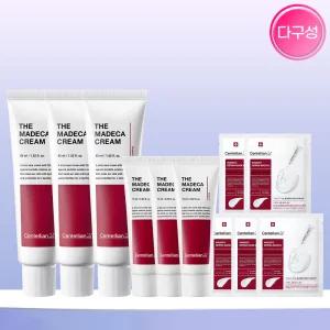 [본사직영] 더 마데카크림 45ml 3개 + 15ml 3개 + 인텐시브 마스크팩 5매