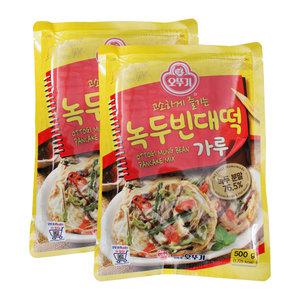 오뚜기 고소하게 즐기는 녹두빈대떡 가루 500g 2개