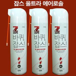 잡스 바퀴 울트라 에어로솔 500ml 3개