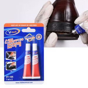 신발 밑창 운동화 구두굽 접착제 레자 가죽 고무 슬리퍼 등산화 본드 7ml X 2ea