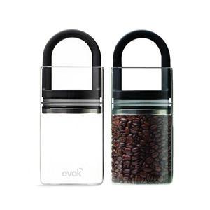 프리파라 진공 밀폐용기 원두 커피 유리 미디움 709ml x 2개E