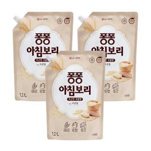 퐁퐁 아침보리 안심설거지 리필 1.2L 3개
