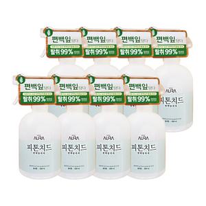 엘지 아우라 피톤치드 편백탈취제 숲속향 500ml 8개 섬유탈취