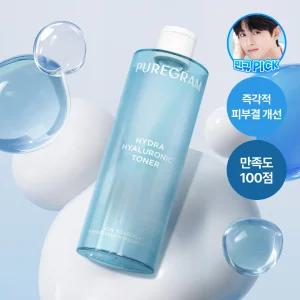 퓨어그램 NEW 저분자 히알루론산 토너 300ml 대용량 속건조 피부결개선