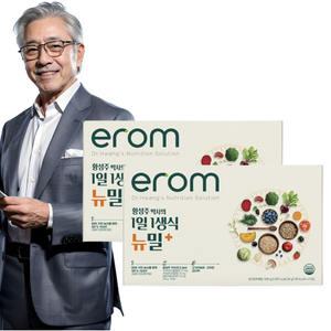 이롬 1일 1생식 황성주 선식 뉴밀 플러스 아침식사대용 간편식 30g X 21포 2박스