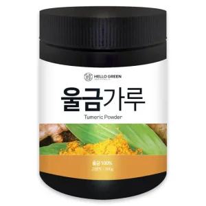 헬로우그린 진도산 A급 프리미엄 울금 분말 가루 300g(통)