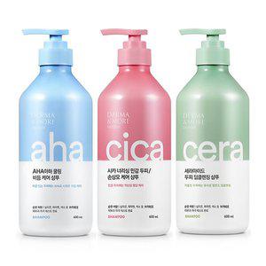 [기타]더마앤모어 두피 손상모 케어 샴푸 / 린스 600ml X2개