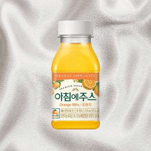 서울우유주스 아침에주스 오렌지주스 210ml  24개
