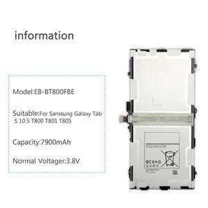 PC 노트북 태블릿 리튬 폴리머 배터리 삼성 호환 갤럭시 탭 S 10.5 SM T800 T801 T805 SM-T800 SM-T810 790
