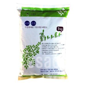 Non-GMO식물성 거름1kg 쌀겨 고추씨박 발효톱밥 미생물 식물영양배합토
