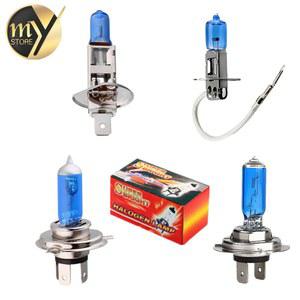 슈퍼 브라이트 백색 H3 라이트 램프 주차 자동차 전구 H1 할로겐 H4 100W 광원 고출력 24V 안개등 자동 H7